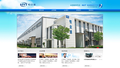 武汉恒业通气体设备公司网站建设